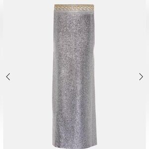 PACO Rabanne metallic maxi skirt